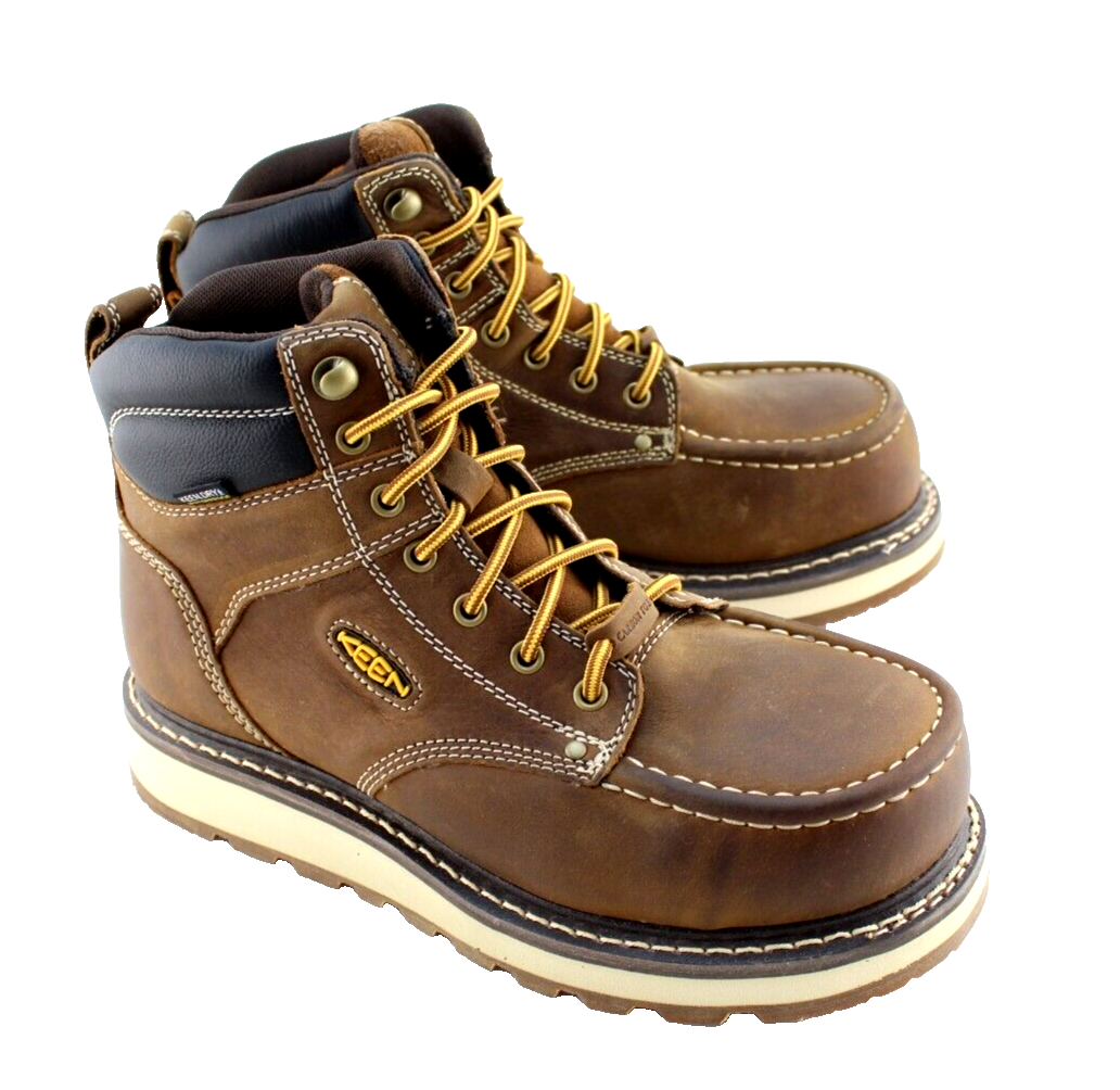 KEEN Cincinnati Size 8 EE Brown Waterproof Safety Toe Men's Work
