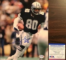 Tony Hill autograph 8 X 10 signed photo PSA Dallas Cowboys 