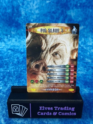 Tarjeta coleccionable Doctor Who Battles in Time 3: Invader única CCG de Topps 2007 - Imagen 281 de 402