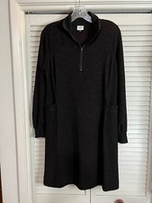 Cabi # 4215 Cuddle Dress Rayon Blend Long Sleeve Zip Neck Super Soft Dress Small