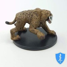 Smilodon Sabertooth Tiger - Kingmaker 30 Pathfinder Battles D D Miniature