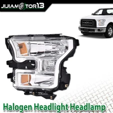 Fit For 2015 2016 2017 Ford F150 Left Driver Side Halogen Headlight Lamps 15-17
