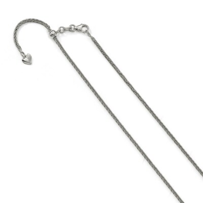 Leslie's echte 14kt 1,5 mm verstellbare Weizenkette; 22 Zoll