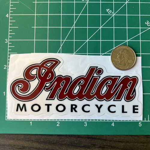 🔥 Indian Motorcycle Troquelado Pegatina Brillo Bicicleta Laptop Retro Impermeable GRANDE 5” - Imagen 3 de 3