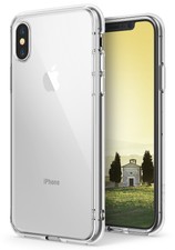 For iPhone X 10 | Ringke [FUSION] Clear PC Back Shockproof Protective Cover Case