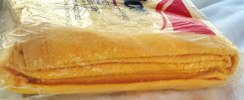 Vintage Owen Blankets Gold Caprice Blanket 100% Polyester 72X90 NOS W/O Tags - Picture 8 of 8