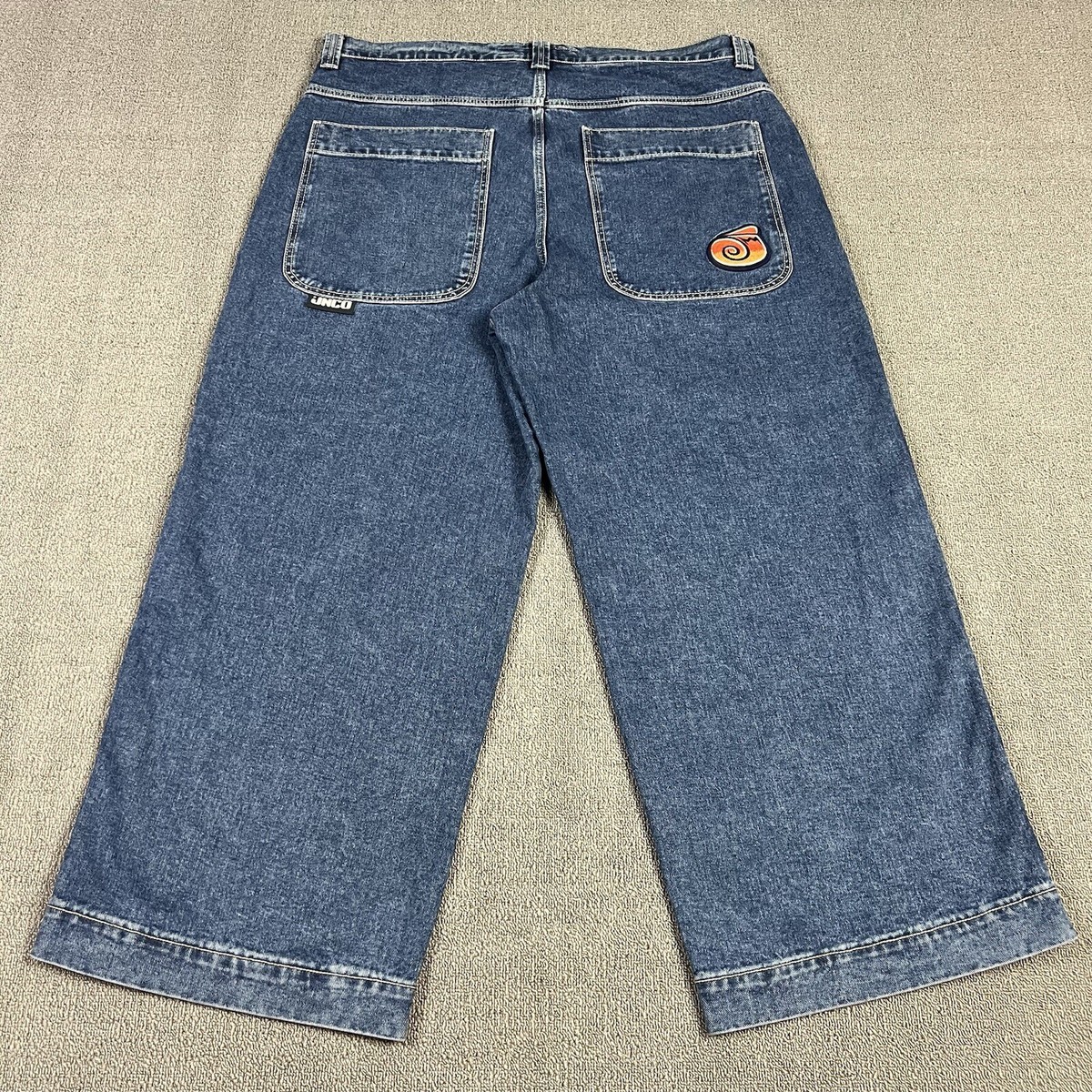 Vintage JNCO Denim Jeans Mens 42x30 Twin Cannon Baggy Loose Vintage JNCO Denim Jeans Mens 42x30 Twin Cannon Baggy Loose