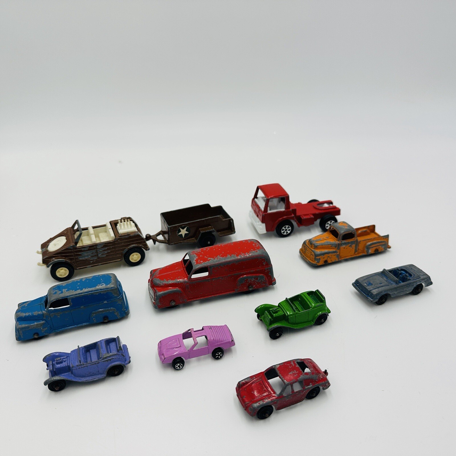 Tootsie Toys Diecast Metal Car Toys 1970’ Lot Chicago USA Mini & Medium