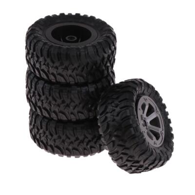 4x RC Reifen Räder für WPL RC Truck Auto Modell