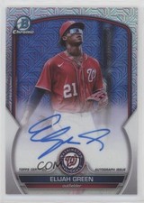 2023 Bowman Chrome Mega Box Chrome Mojo Auto Elijah Green #BCMA-EG Auto lz7