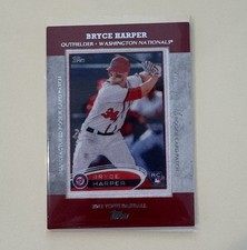 2013 Topps - Manufactured Rookie Card Patch Bryce Harper #RCP-24. rookie card picture