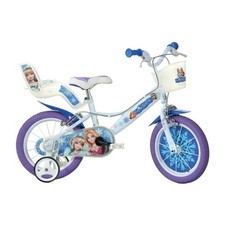 Bici per Bambini 3-6 Anni – Bicicletta 14 Pollici Snow Queen DINO BIKES