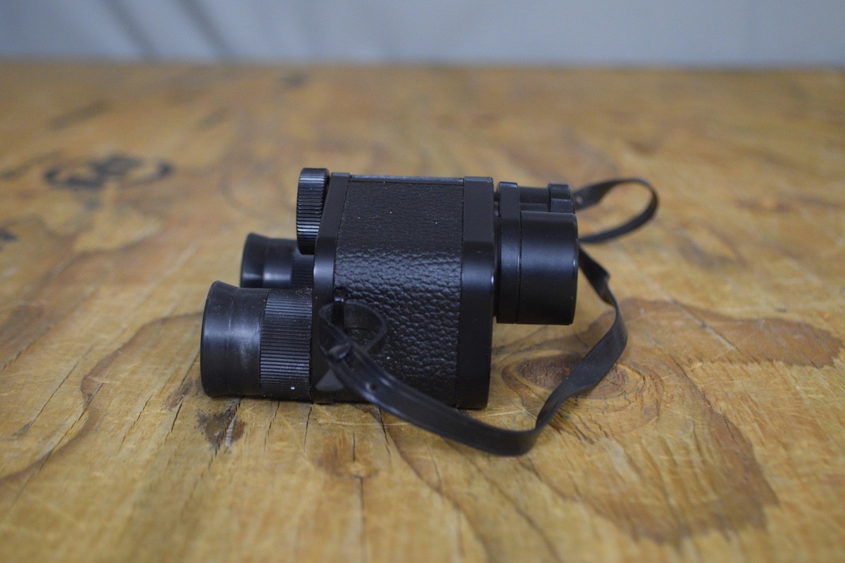 Vintage Japanese Binoculars Japan Mark T2282 Passed Black Compact