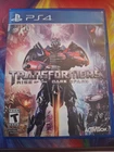 TRAMSFORMERS RISE OF THE DARK SPARK - PS4 - US VERSION GAME IN CASE W/ COVER-ART