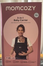 Momcozy Baby 3 In 1 Carrier Newborn To Toddler Easy Lightweight Gray, Newest