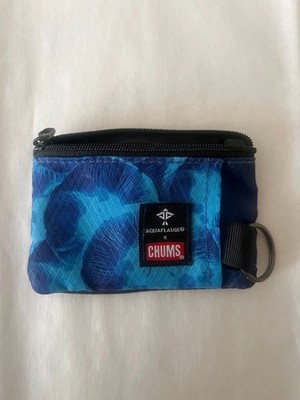 Chums Compact Surfshorts Wallet w/ Key Ring,2 Zipper Pockets,ID Window 5 OPTIONS