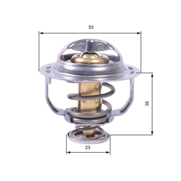 Gates Thermostat, KüHlmittel TH42895G1 FüR Audi Seat Skoda VW-image