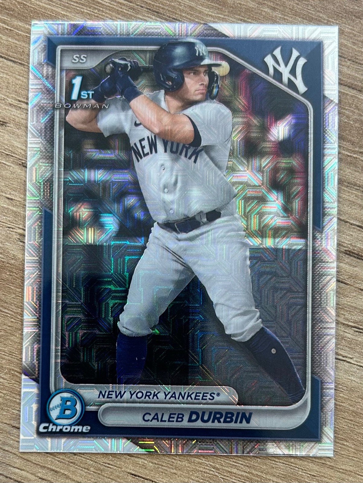 2024 Bowman Chrome Mojo Prospects Caleb Durbin #BCP-214 New York Yankee