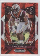 2021 Panini Prizm Draft Picks All-American Red Ice Prizm Caleb Farley #198 nh3