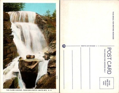 Postcard of The Flume Cascade in Franconia Notch, White Mountains, New Hampshire