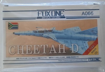 RARE Cheetah D Atlas Fighter South Africa AF FOX ONE #FXNA066 1/144 Sealed Box!