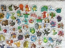 Stickers. charmander, squirtle friends. 100 sticker set. Poke man pets 1 1/2"