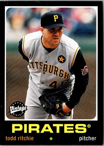 2002 Upper Deck Vintage Todd Ritchie #249 Pittsburgh Pirates Baseball Card