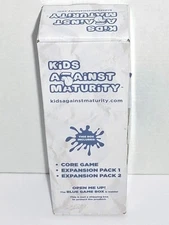 Kids Against Maturity Core Game & Expansion Packs 1-2 Card Game for Kids NIB 