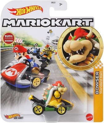 Hot Wheels Standard Kart Bowser Modell DieCast Auto SUPER MARIO Maßstab 1:64 5cm