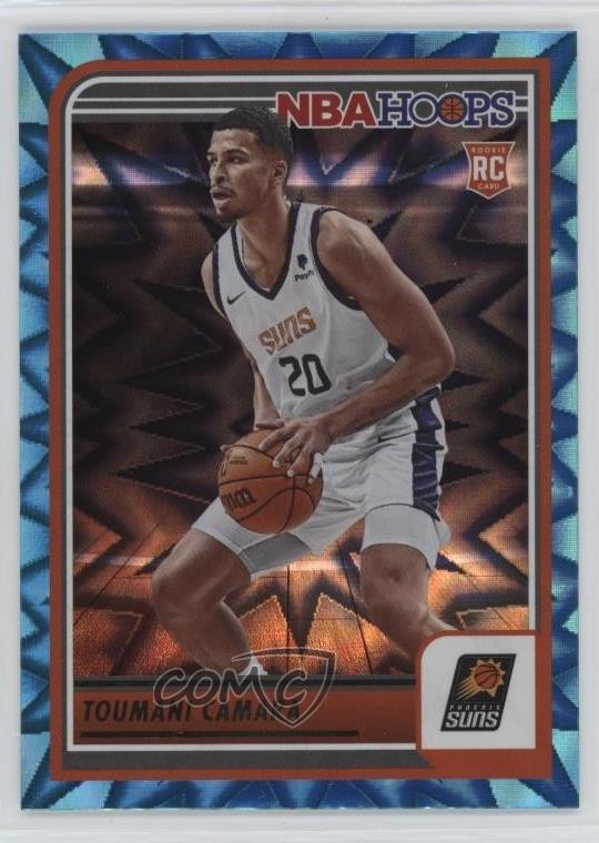2023-24 Panini NBA Hoops Rookies Teal Explosion Toumani Camara #231 Rookie RC