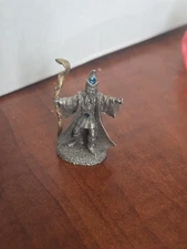 vintage Rawcliffe pewter wizard figurine