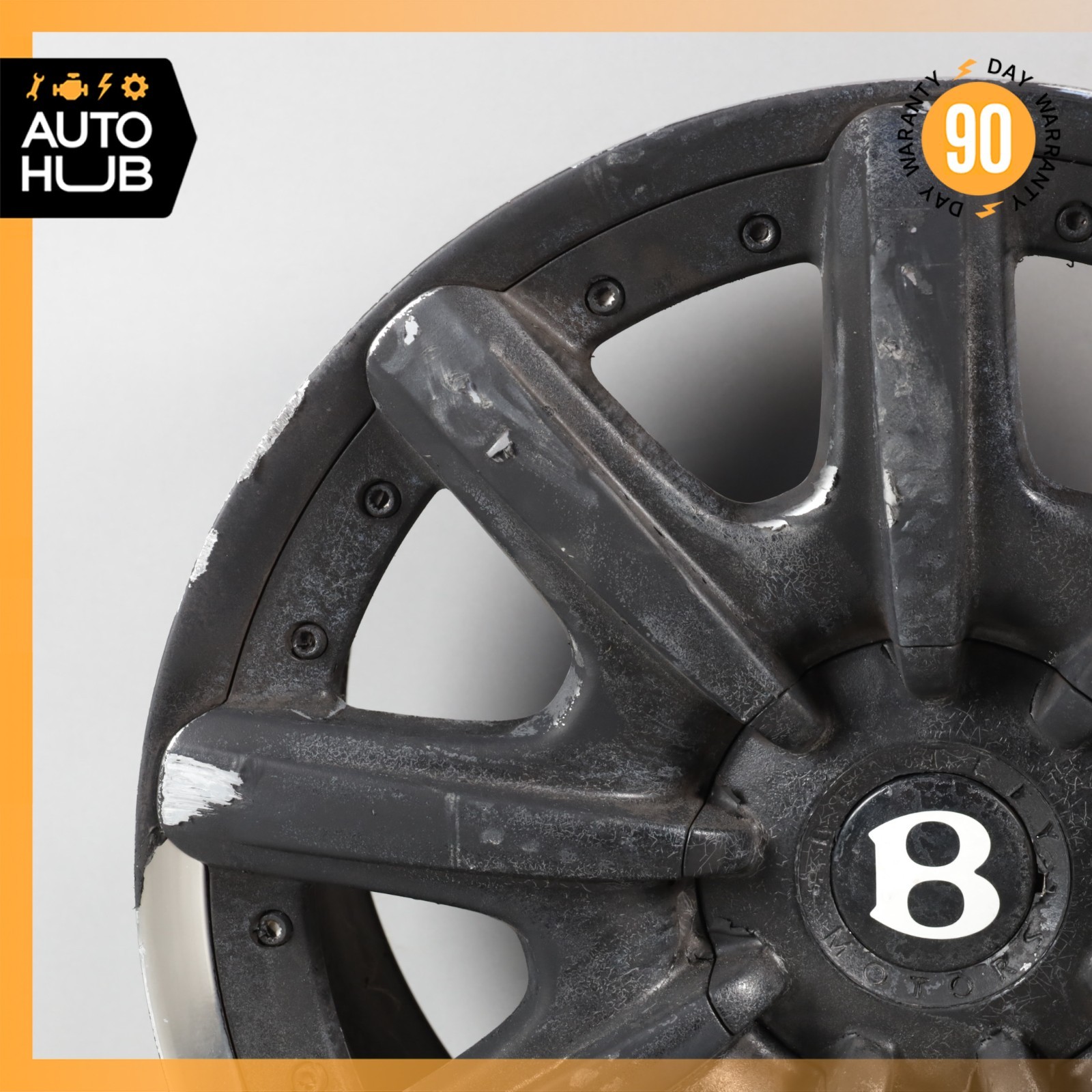 Bentley Continental GT Flying Spur 9 x 20 20" Wheel Rim Black 3W0601025AM OEM