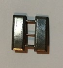 WWII Sterling Silver US Army  Captain 1st Lt. Bars Pin-Back Fastner — photo 1