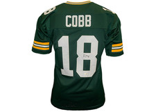 Randall Cobb Signed Green Bay Green Football Jersey JSA