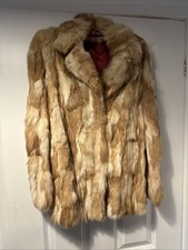 Rabbit Fur Coat Size 38 Uk10?