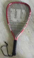 WILSON STRIKER LIGHTING Racquetball Racquet Red Aluminum Alloy Frame 3 5/8 grip