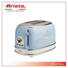 ARIETE VINTAGE Tostapane 2 Fette Con pinze 6 Livelli 810 Watt CELESTE 155/05