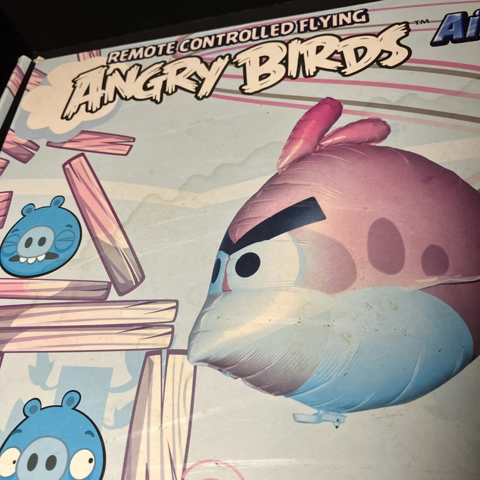 Angry Birds Air Swimmers Turbo Remote Control Flying Balloon RC Rovio New Open - Image 2 of 4