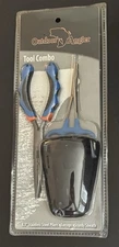 Fishing Outdoor Angler Tool Combo Kit 8.5 Stainless Steel Pliers Forceps Sheath