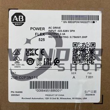 Allen-Bradley 25B-D2P3N114 PowerFlex 525 0.75kW 1Hp AC Drive US Free Tax