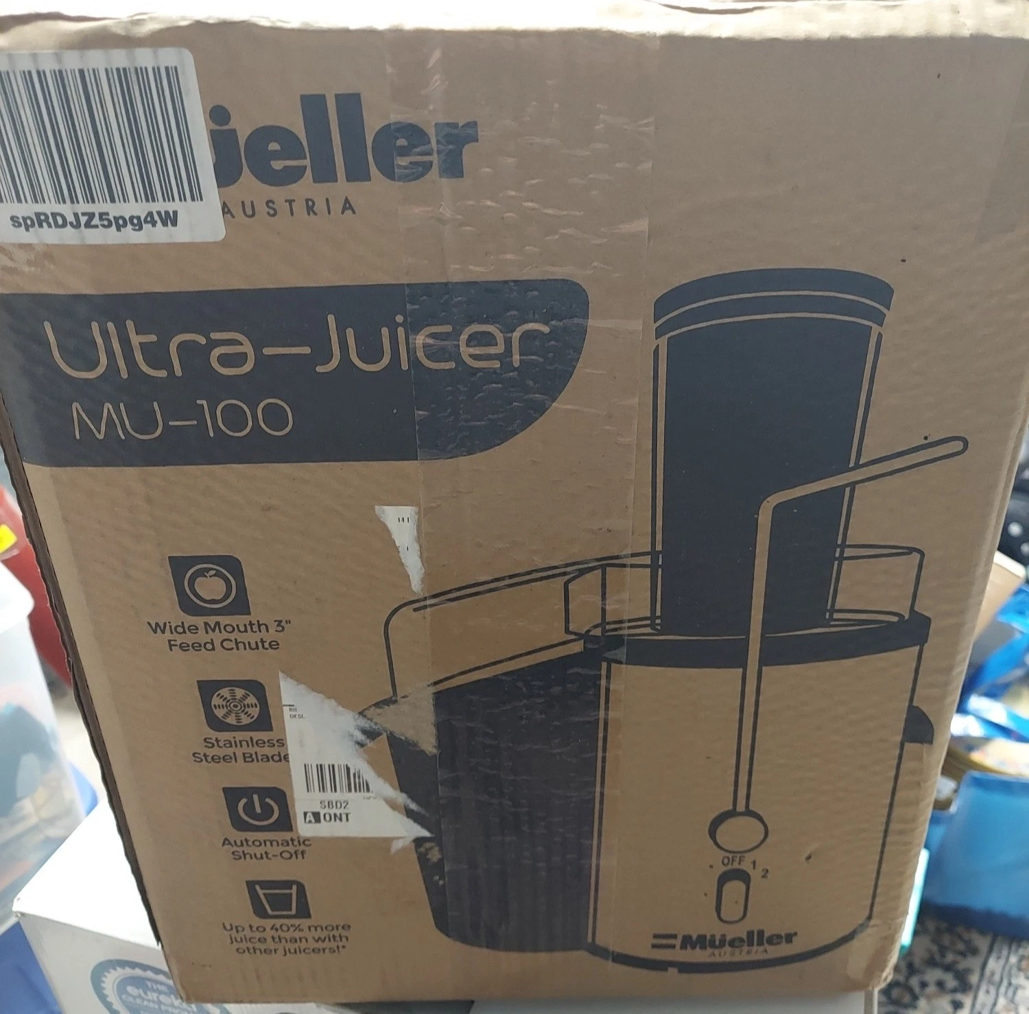Mueller Austria Ultra-Juicer MU-100 Wide Mouth Stainless Steel Juice Juicer
Opens in a new window or