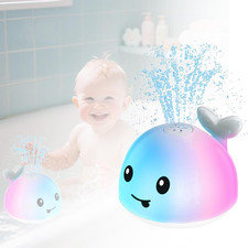 Whale Bath Toy, Baby Bath Toys Rechargeable Colorful Whale Sprinkler for Babys T