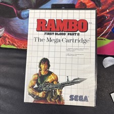 Rambo: First Blood Part II (Sega Master System) CIB Tested Working