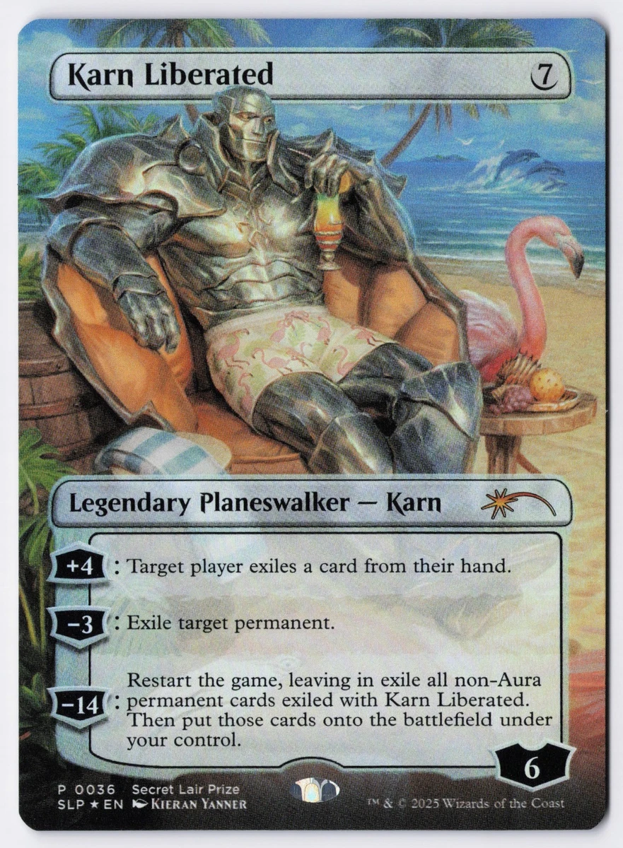 Magic: The Gathering Trading Card Games Karn Liberated Individual