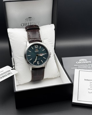 Orient RA AA0C06E39B Automatic Day Date | grünes Zifferblatt | Neu | Full Set