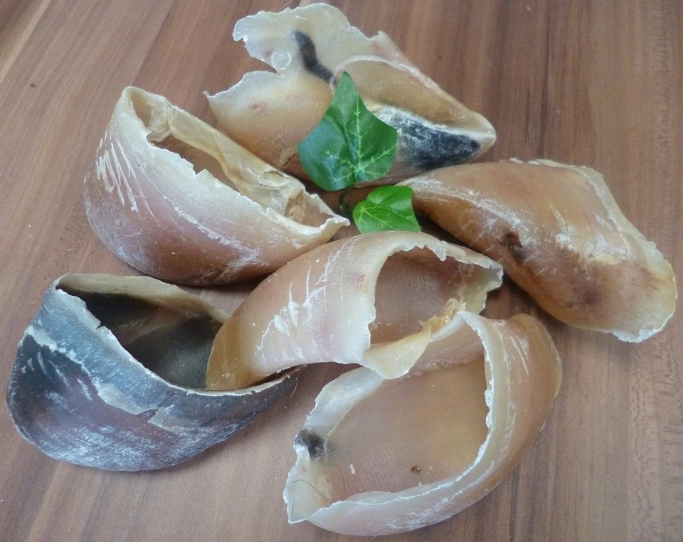 50 Stück RINDERHUFE Kauspaß für große Hunde Kauhufe Hundesnack kausnack24 kauen