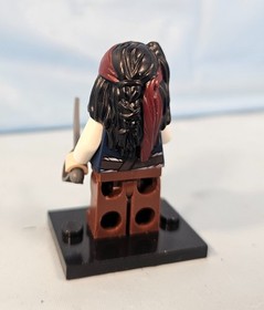 Lego 4191 4192 Pirates Of The Caribbean Captain Jack Sparrow Minifigure