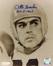 Otto Graham signed 8x10 photo Cleveland Browns autograph HOF 1965 inscription