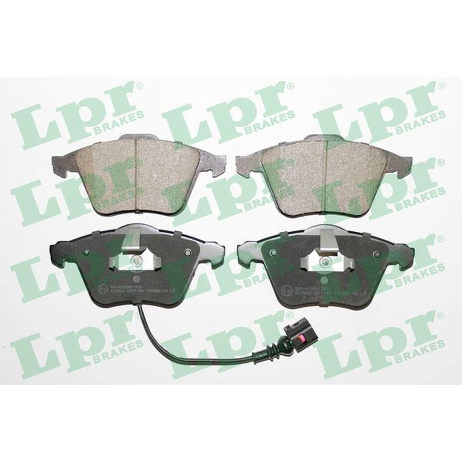 1x ORIGINAL® Lpr Bremsbelagsatz, Scheibenbremse Vorne für VW GOLF VI GOLF VI