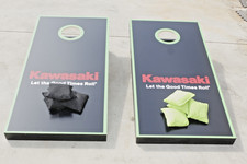 NEW KAWASAKI OEM CORNHOLE Board Bean Bags Yard Game 99969-3982